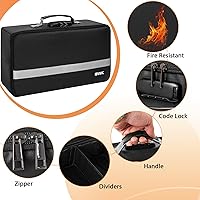 IBVIVIC Fire-resistant Photo Storage Box with 12 Cases — image 3