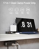 HOPOW QT1360-CU Desk Clamp Power Strip — image 2