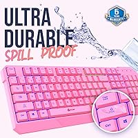 KLIM Chroma Pink Wireless Keyboard — image 6