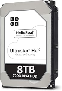 HGST Ultrastar He10 8TB 7200 RPM SAS Hard Drive