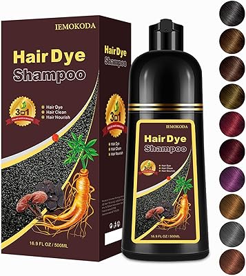 Agthyuve Wine Red Hair Dye Shampoo 16.9 FL Oz