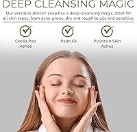 SAAQIN Raw African Black Soap 5 Lbs — image 4