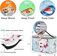 Kaome 15.6 Inch Laptop Backpack with Insulated Lunch Bag — image 4