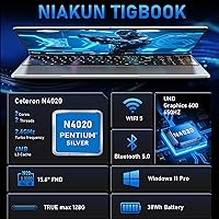 NIAKUN VenBook Laptop, 15.6″, 8GB RAM, 256GB SSD, Intel Celeron N4020 — image 2
