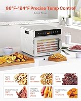 VEVOR Food Dehydrator H6-C001, 6-Tray, 400W — image 5