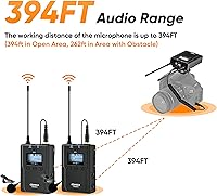 Comica CVM-WM200A Wireless Lavalier Microphone System — image 4