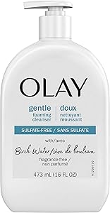 Olay Gentle Foaming Face Wash with Birch Water 16 oz Review