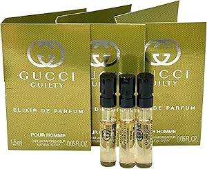 Gucci GUILTY MEN Elixir Sample Perfume 1.5 mL (Set of 3) Review