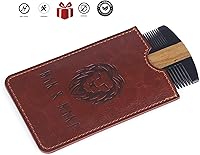 Man & Mane Premium Natural Ox Horn and Sandalwood Beard Comb — image 9