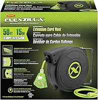 Flexzilla 50' Retractable Extension Cord Reel, 14/3 AWG — image 2