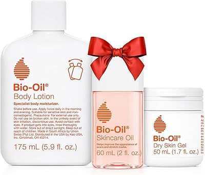 Bio-Oil Skincare Set for Scars, Stretch Marks, and Dry Skin - 3 Pc Travel Size Kit