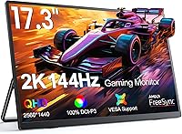 UPERFECT 17.3-inch 2K 144Hz Portable Gaming Monitor — image 1