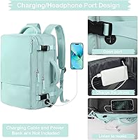 Hanples Carry on Backpack 40L for 17.3-inch Laptop — image 7