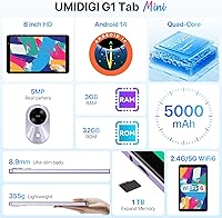 UMIDIGI G1 Tab mini 7GB RAM 32GB Storage Tablet — image 2