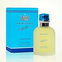 NovoGlow Dolcetto Light Blue Eau De Parfum for Men 3.4oz — image 5