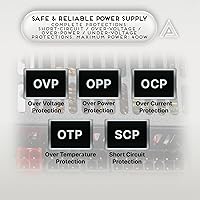 Apevia ITX-PFC400W 400W Mini ITX/Flex ATX Fully Modular Power Supply — image 4