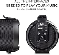 Tyler TWS404-BK Wireless Bluetooth Speaker — image 5