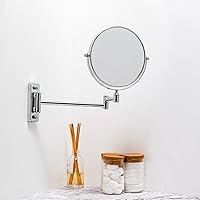 OVENTE 7″ Wall Mounted Makeup Mirror with 1X/10X Magnification — image 8