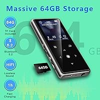 AiMoonsa B27 64GB MP3 Player with Bluetooth 5.2 — image 3