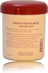 Dinur Cosmetics Papaya Moisturizer 16 oz Review