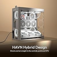HAVN HS 420 VGPU Dual-Chamber Mid Tower ATX PC Case — image 2