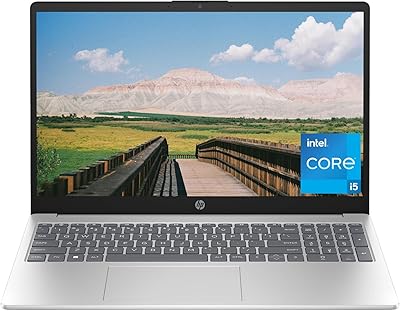 HP 15.6-inch Laptop, Intel Core i5-1334U, 8GB RAM, 512GB SSD