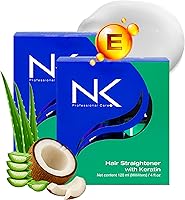 NK Professional Care Hair Straightener with Keratin 8oz (2 Pack) — image 1