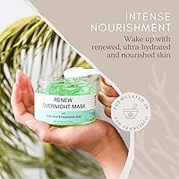 Doppeltree RENEW Overnight Face Mask with Aloe Vera Gel & Hyaluronic Acid — image 2