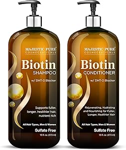 Majestic Pure Biotin Shampoo & Conditioner Set 16 fl oz Review