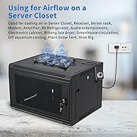 KEYFANCLUB Dual 120mm High CFM Computer Fans with AC Plug — image 5