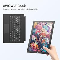 AWOW AiBook 10 2-in-1 Windows Tablet, 12GB RAM, 256GB Storage — image 2