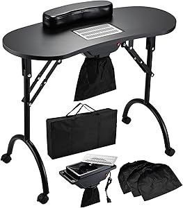 Faquenc Nail Table with Dust Collector Review