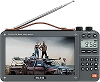 ONGTEED 720P 7-Inch Screen AM/FM Video Radio with Bluetooth Speaker — image 1