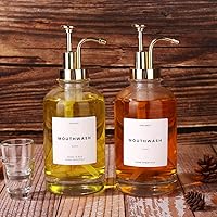 Molimoli Glass Soap Dispenser Set, 500ml/16.9oz, Gold — image 7