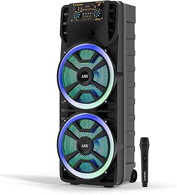 Audiobox ABX-214R Dual 12″ Portable Bluetooth Speaker