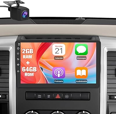Junsun 10-inch Car Radio Stereo with CarPlay and Android Auto