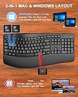 QUASIO Ergonomic Wireless Keyboard — image 5