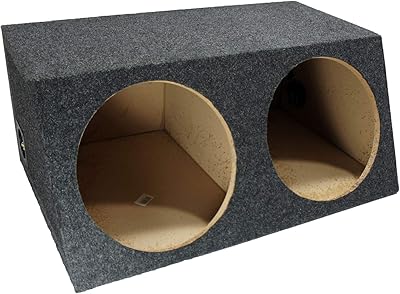 American Sound Connection 212H Dual 12″ Sealed Subwoofer Hatchback Enclosure