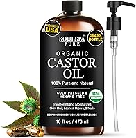 SoulSpa Pure Organic Castor Oil 16 fl oz — image 1