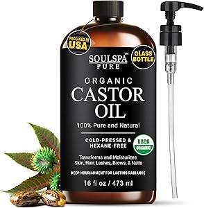 SoulSpa Pure Organic Castor Oil 16 fl oz Review