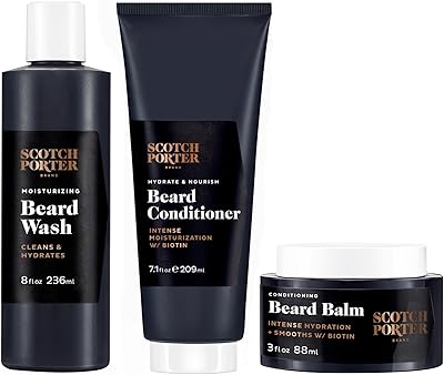 Scotch Porter Beard Wash, Conditioner & Balm