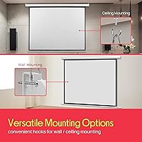 Pyle 84″ Motorized Projector Screen — image 5