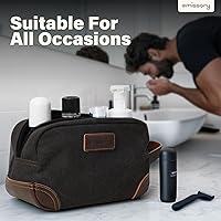 Emissary Men's Toiletry Bag, Black — image 7