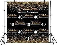 AOFOTO 8x8ft 40th Birthday Party Backdrop — image 4
