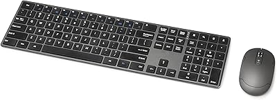 Amazon Basics Ultra Premium Wireless Keyboard and Mouse Combo