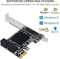 Moonqkuses 4-Port SATA 3.0 PCIe Expansion Card — image 6