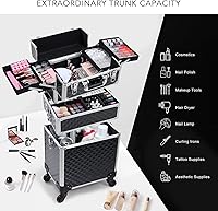 FRENESSA 3 in 1 Rolling Makeup Train Case — image 2