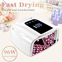 BOMOQING 96W Rechargeable UV LED Nail Lamp — image 2