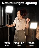 UBeesize LED Video Light Kit 13″ with Tripod and Phone Holders — image 2