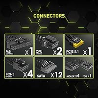 MSI MAG A1000GL PCIE5 1000W Power Supply — image 11